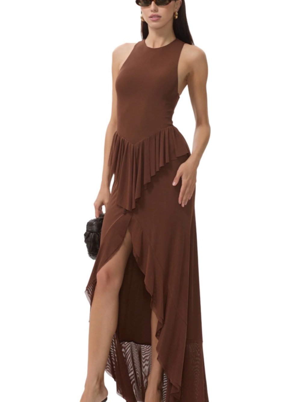 AFRM Bovina Dress Capaccino NWT